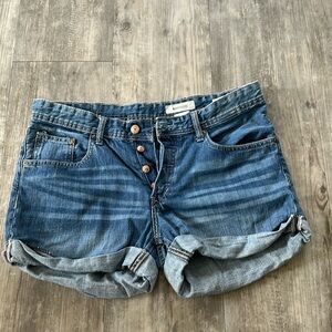 H&M 100% COTTON BOYFRIEND JEAN SHORTS